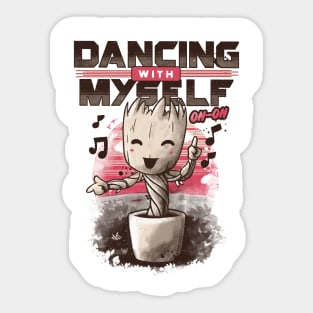 Dancing With Myself Sticker